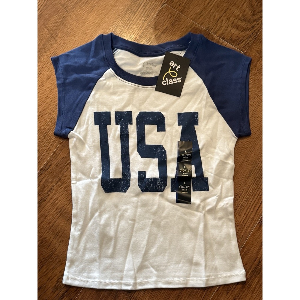 Art Class USA  shirt Girls‎ Large 10/12 NEW